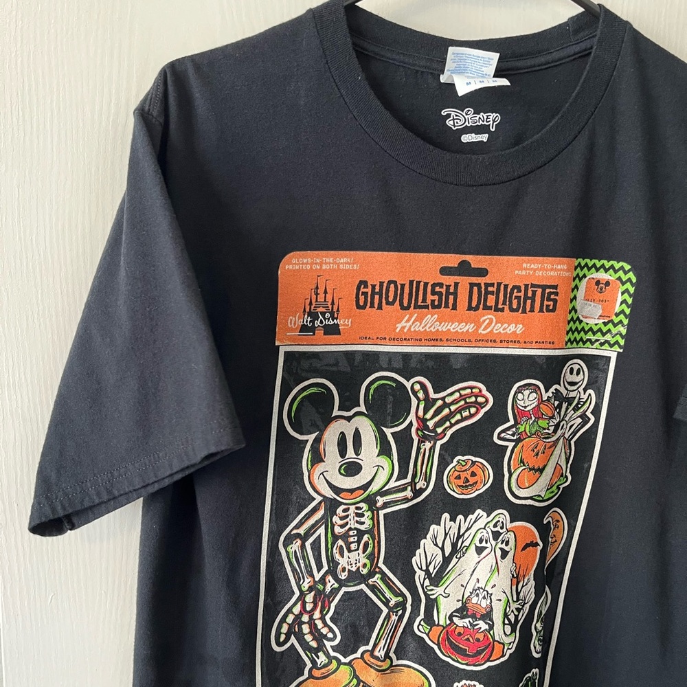 Disney 100 Mickey & More Halloween Party Stickers Style D100 T-Shirt Medium - Picture 4 of 9